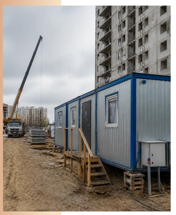 Аренда строительных вагончиков для рабочих в Изобильном